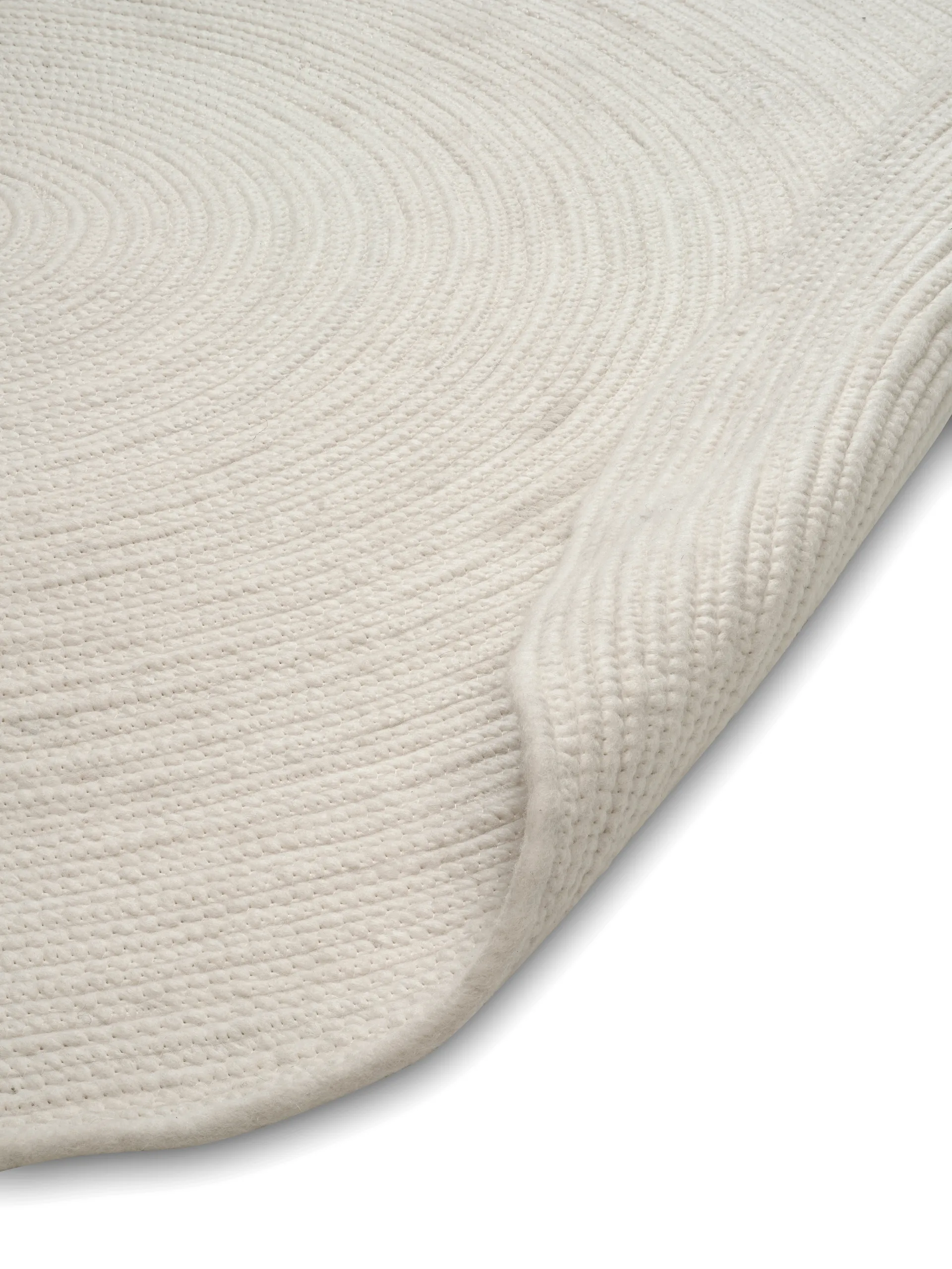 Merino carpete de lã redondo Ø240 cm, Branco Classic Collection