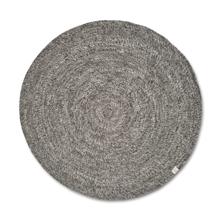 Merino carpete de lã redondo Ø240 cm - Cinza - Classic Collection