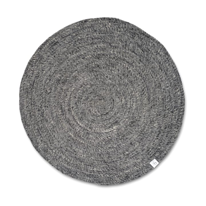 Merino carpete de lã redondo Ø240 cm - Granito - Classic Collection