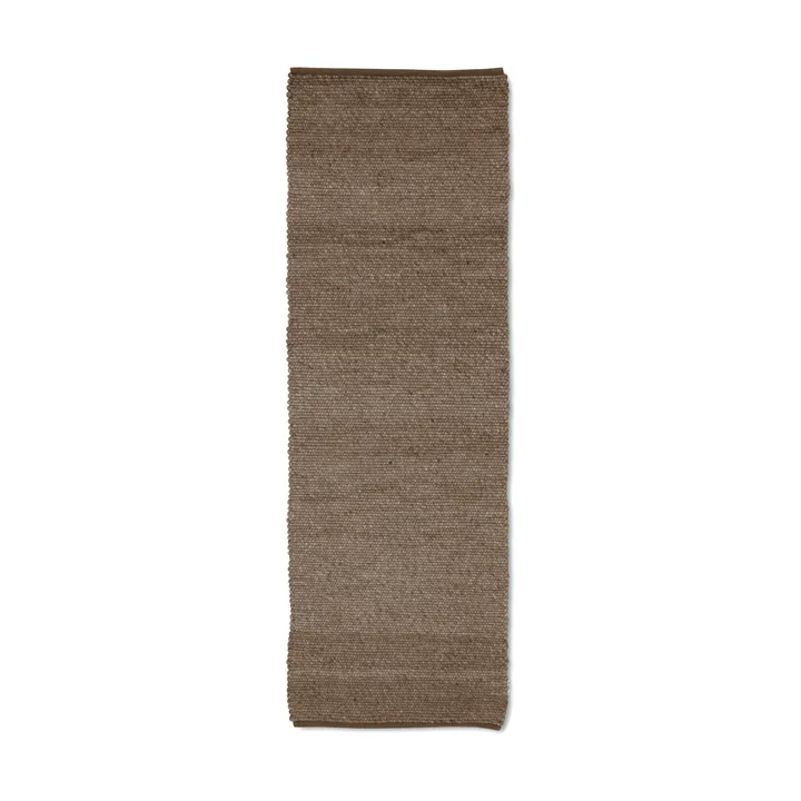 Merino tapete de corredor - Castanho, 80x250 cm - Classic Collection