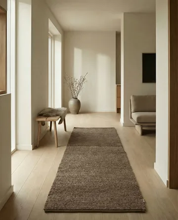 Merino tapete de corredor - Castanho, 80x300 cm - Classic Collection