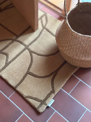 Modern Abstract tapete de porta 60x90 cm - Mostarda - Classic Collection