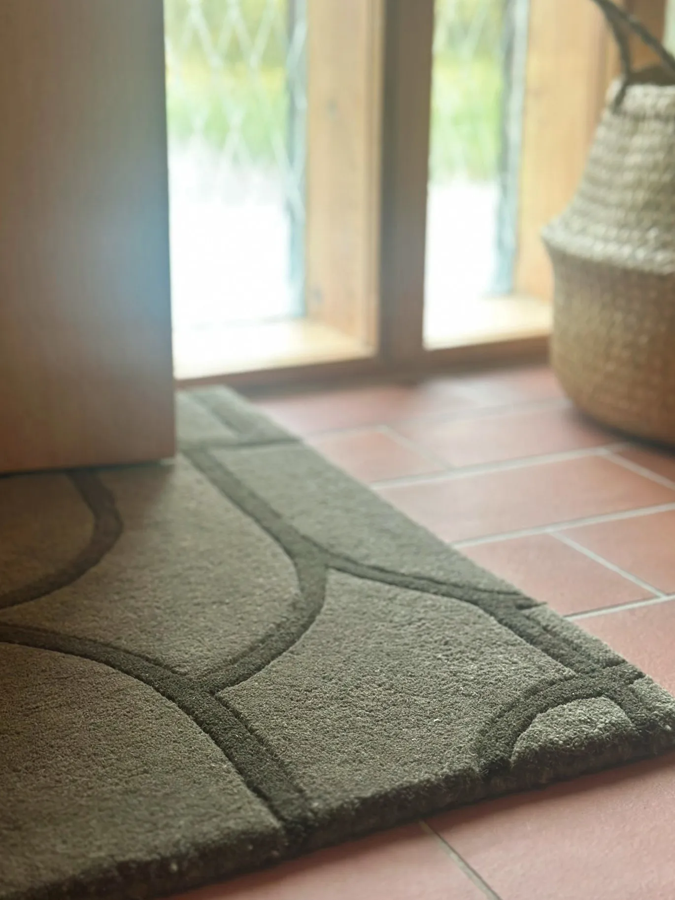 Modern Abstract tapete de porta 60x90 cm, Verde Classic Collection