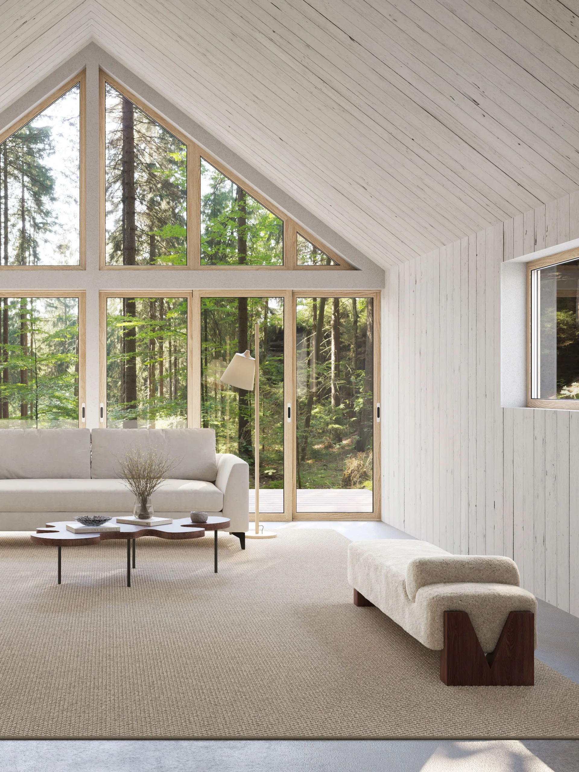 Nordklint tapete, Cinzento natural, 400x600 cm Classic Collection