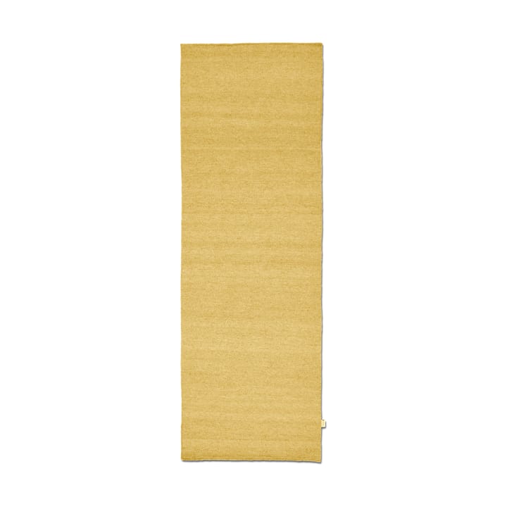 Plain tapete de corredor - Amarelo, 80x250 cm - Classic Collection