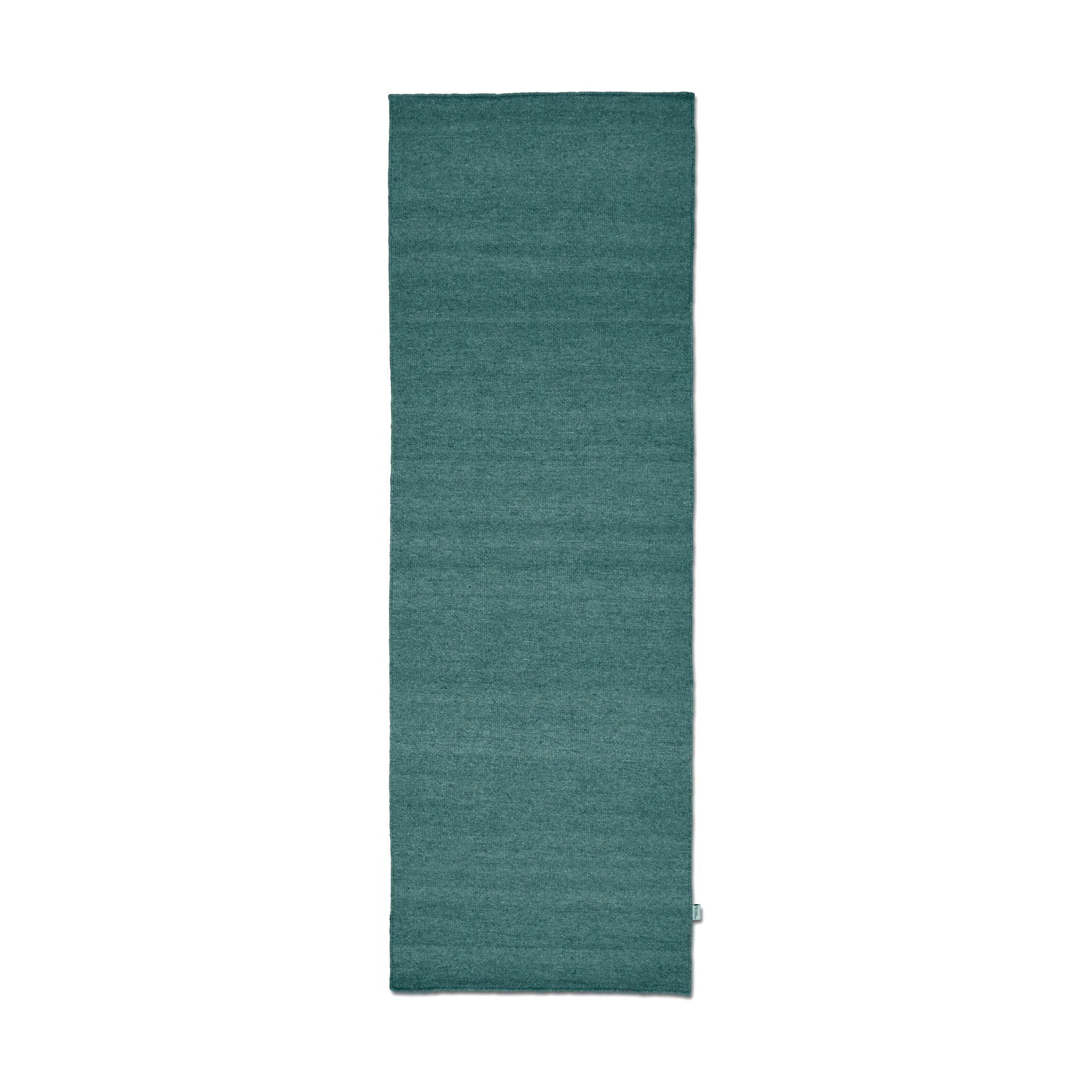 Plain tapete de corredor, Verde-azulado, 80x250 cm Classic Collection