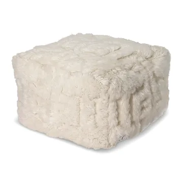 Pufe Casablanca 55x55 cm - branco - Classic Collection