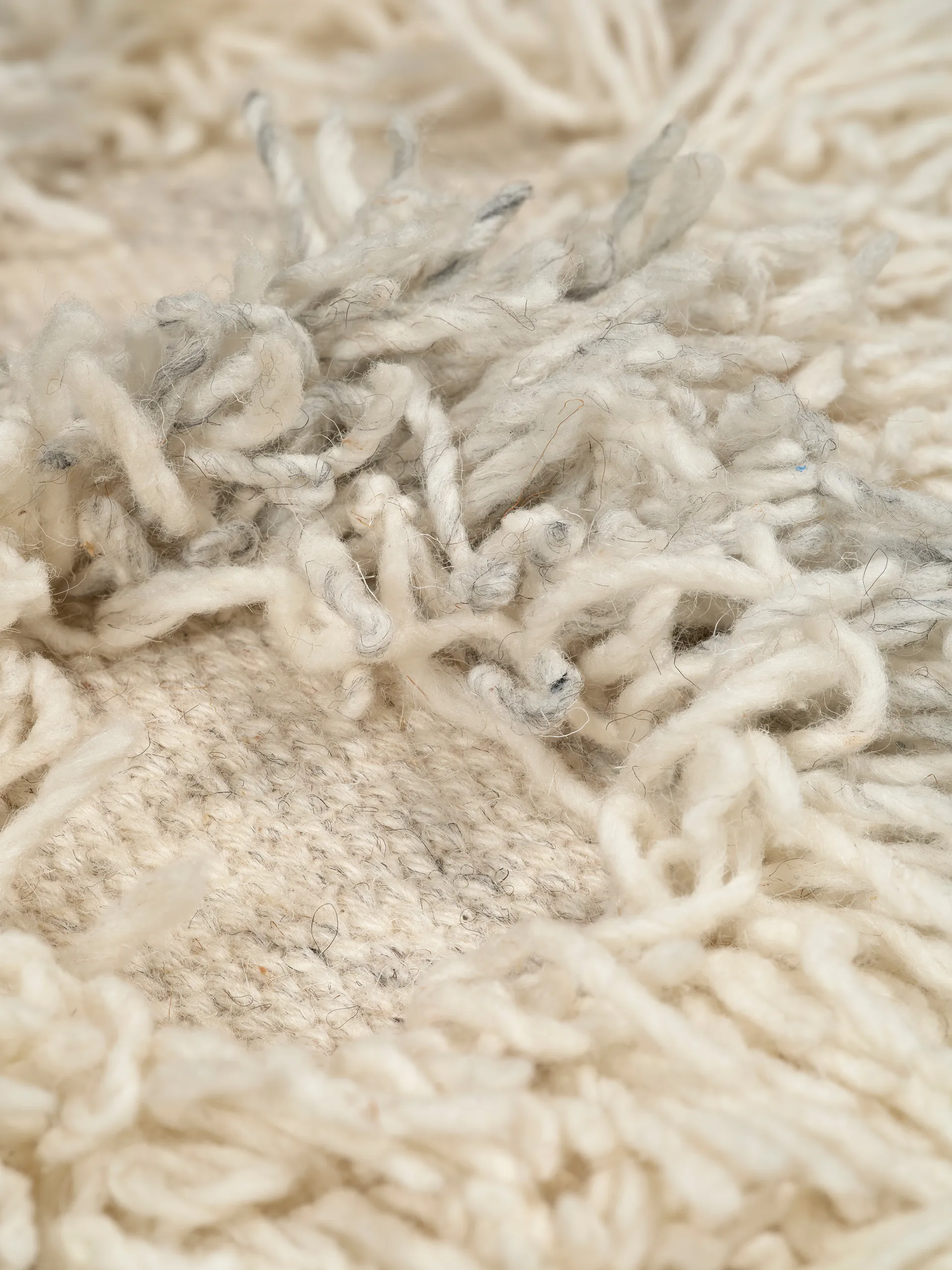 Rio pufe 55x55 cm, Marfim-mista Classic Collection