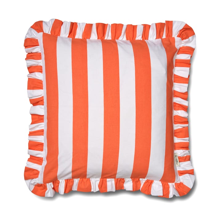 Ruffle Stripes capa de almofada 50x50 cm - Coral - Classic Collection