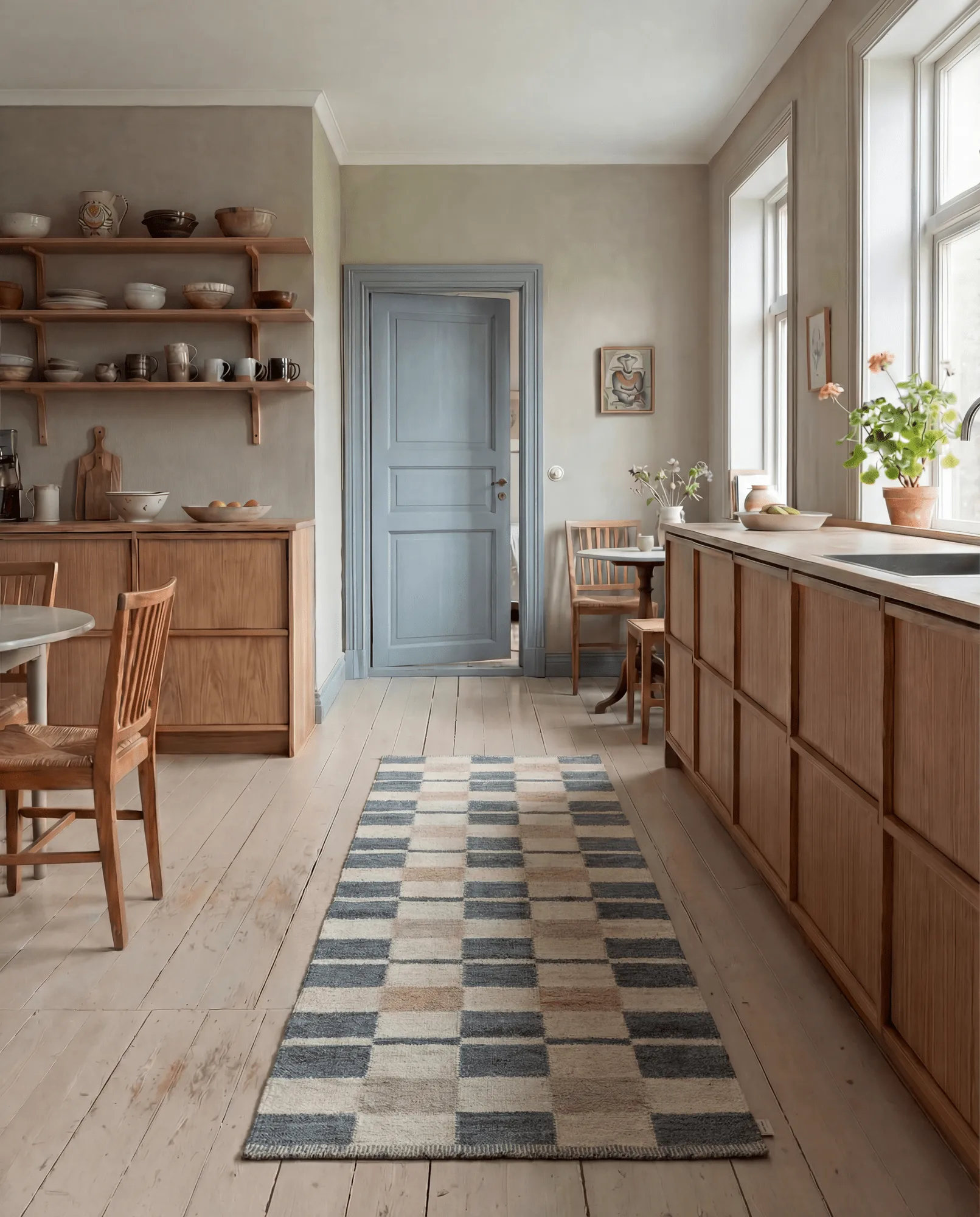 Rutvik tapete, Blue, 80x250 cm Classic Collection