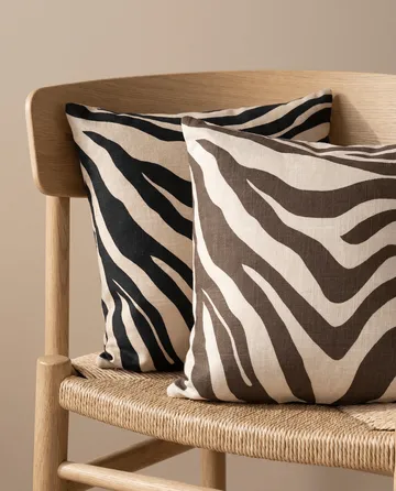 Savannah capa de almofada - Bege-preto, 50x50 cm - Classic Collection