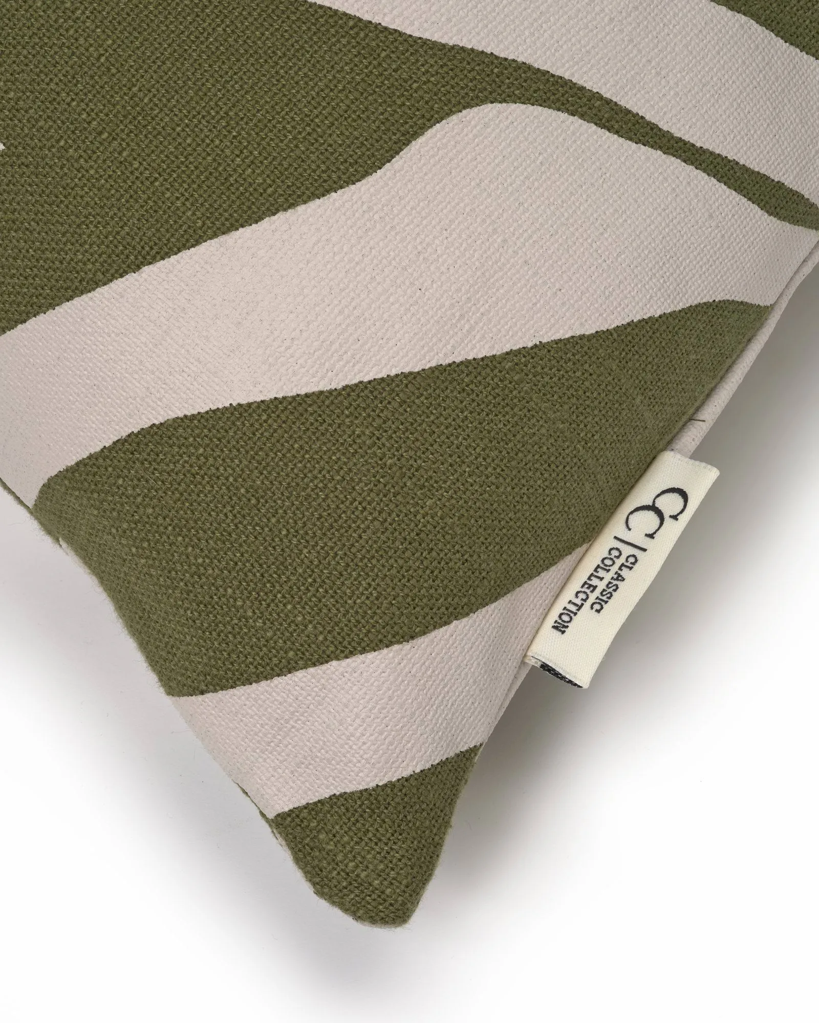 Savannah capa de almofada, Green-off white, 50x50 cm Classic Collection
