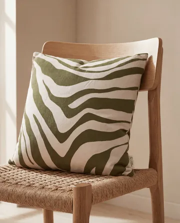 Savannah capa de almofada - Green-off white, 50x50 cm - Classic Collection