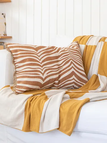 Square manta 130x170 cm - Amarelo - Classic Collection