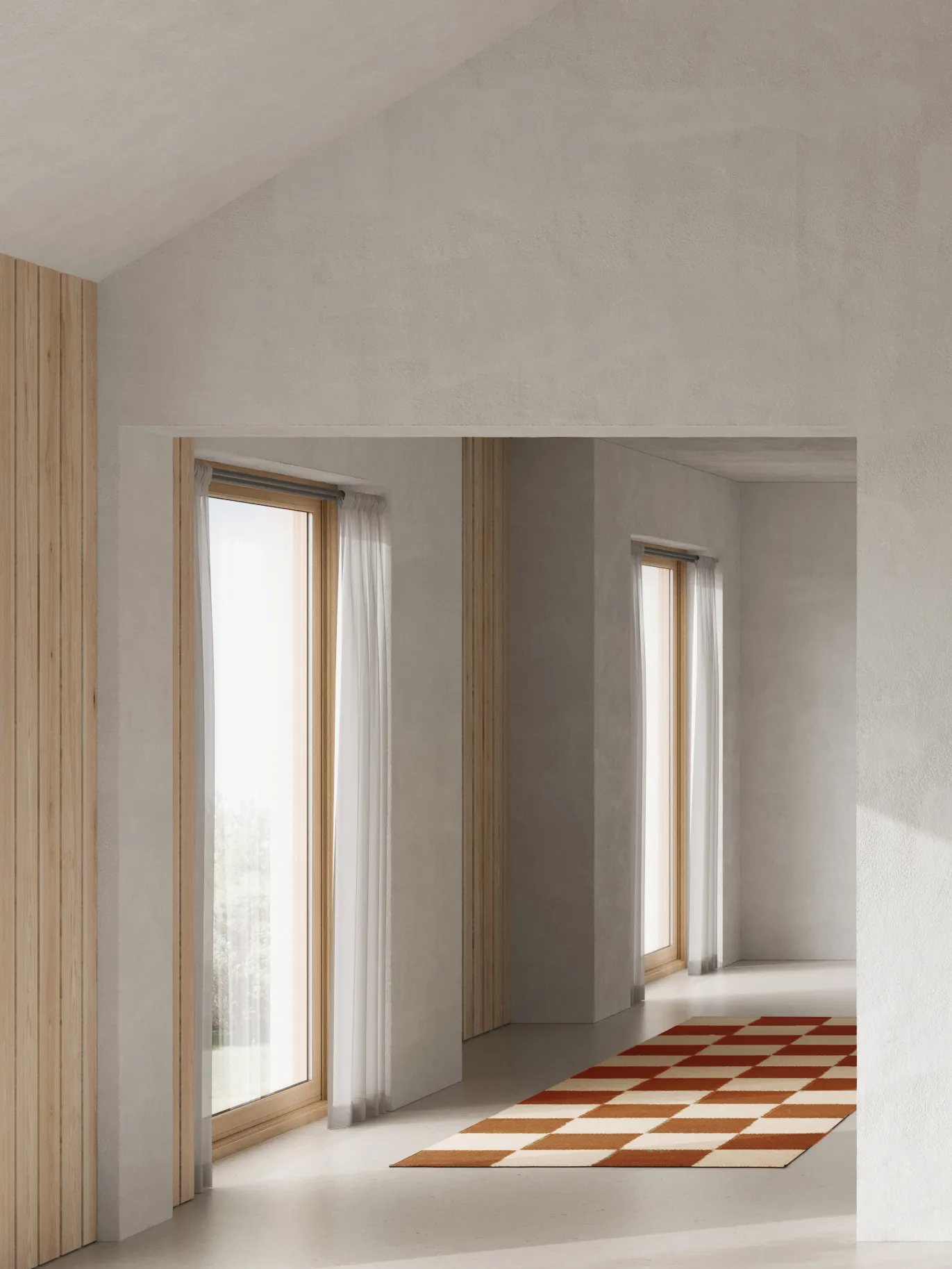 Square passadeira, Castanho-natural, 80x200 cm Classic Collection