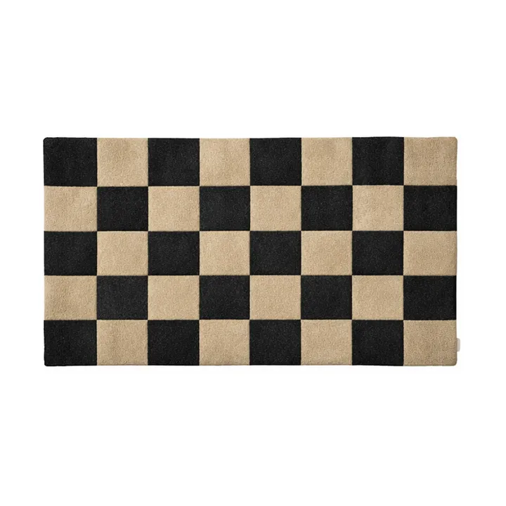 Square tapete de porta - Black-natural, 85x130 cm - Classic Collection