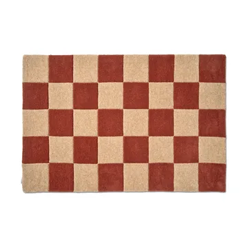 Square tapete de porta - Terracotta-natural, 85x130 cm - Classic Collection