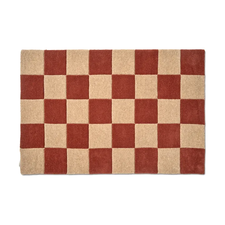 Square tapete de porta - Terracotta-natural, 85x130 cm - Classic Collection