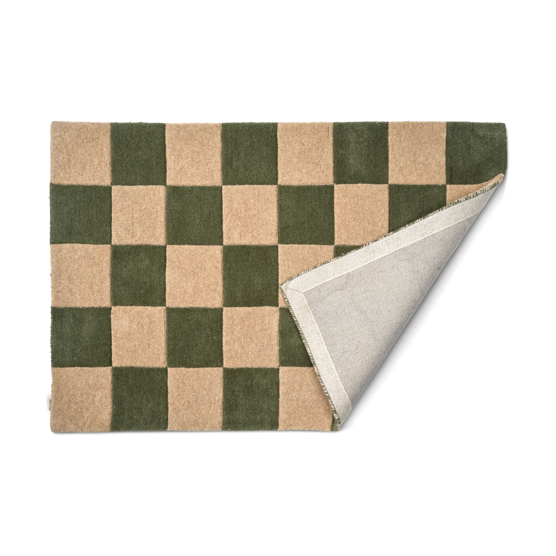Square tapete de porta, Verde floresta, 85x130 cm Classic Collection