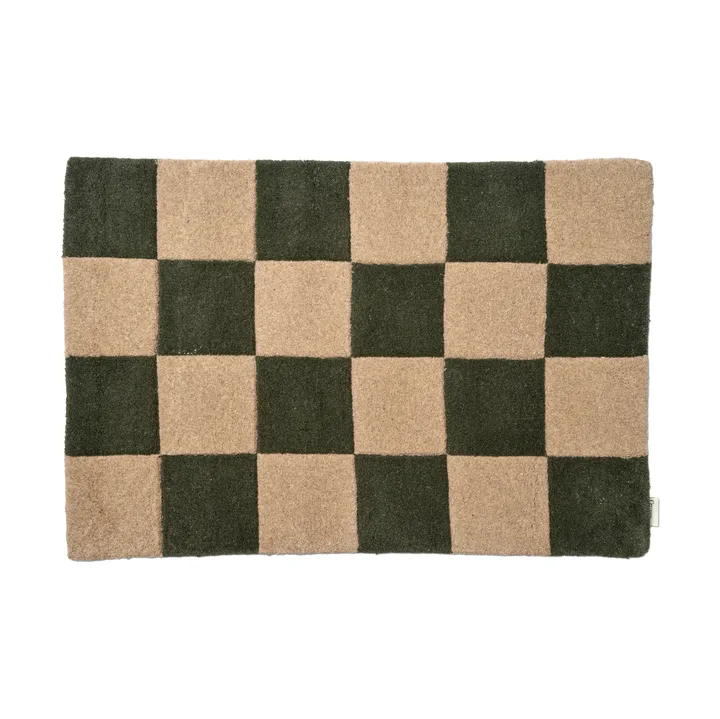 Square tapete de porta - Verde-natural, 60x90 cm - Classic Collection