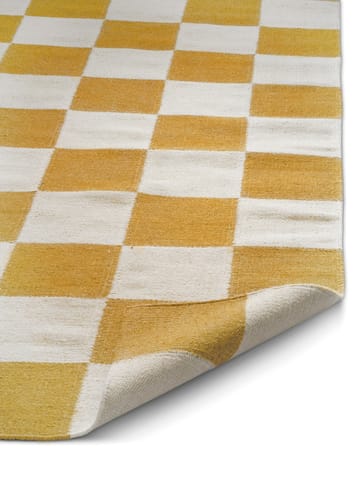Squares tapete - Branco-amarelo, 170x230 cm - Classic Collection