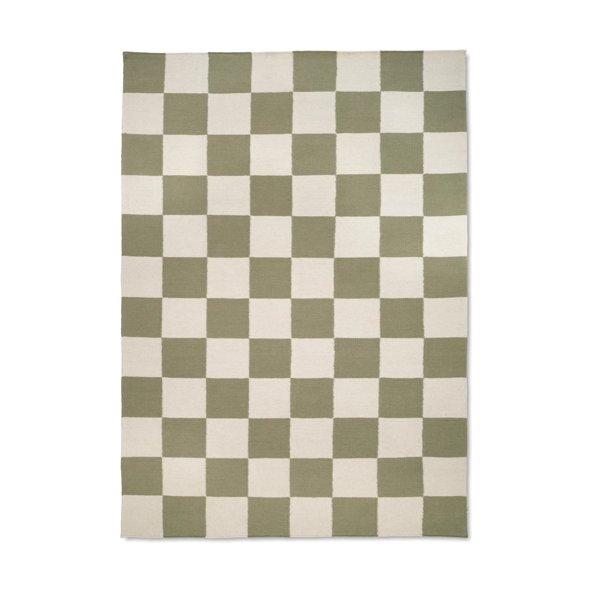 Squares tapete, Branco-verde, 300x400 cm Classic Collection