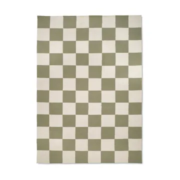 Squares tapete - Branco-verde, 300x400 cm - Classic Collection