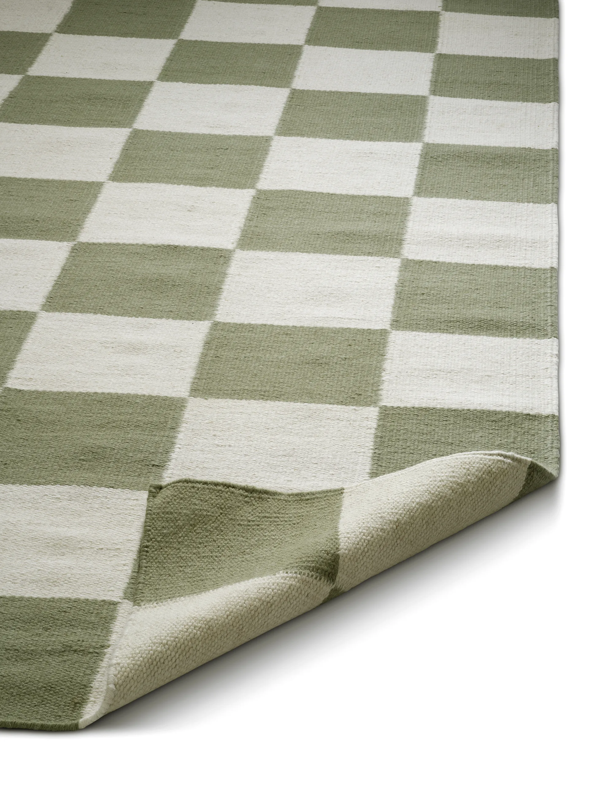Squares tapete, Branco-verde, 300x400 cm Classic Collection