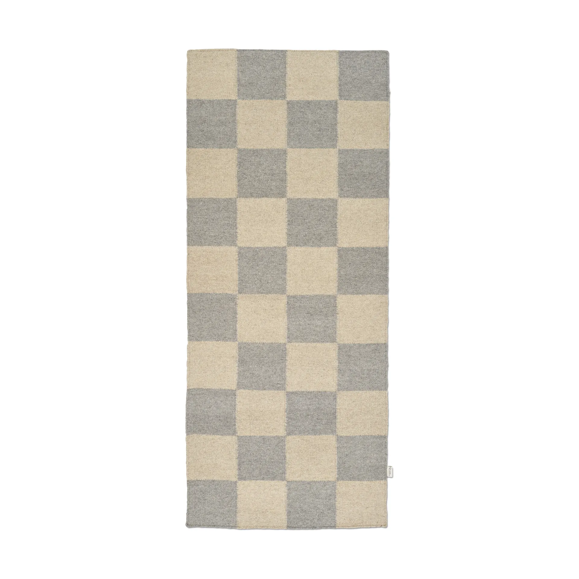 Squares tapete de corredor, Cinza-natural, 80x200 cm Classic Collection