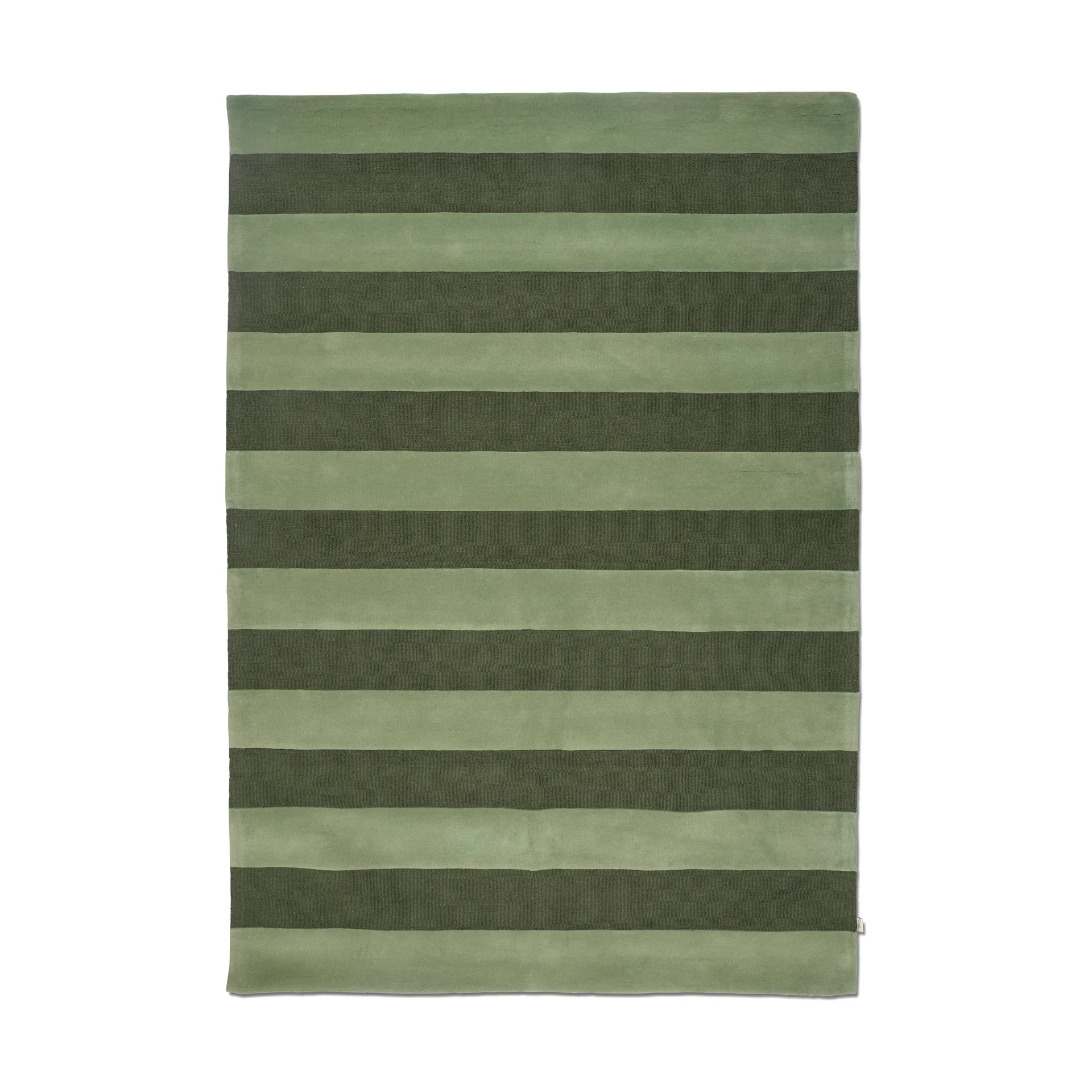 Stripe Boucle tapete, Verde, 170x230 cm Classic Collection