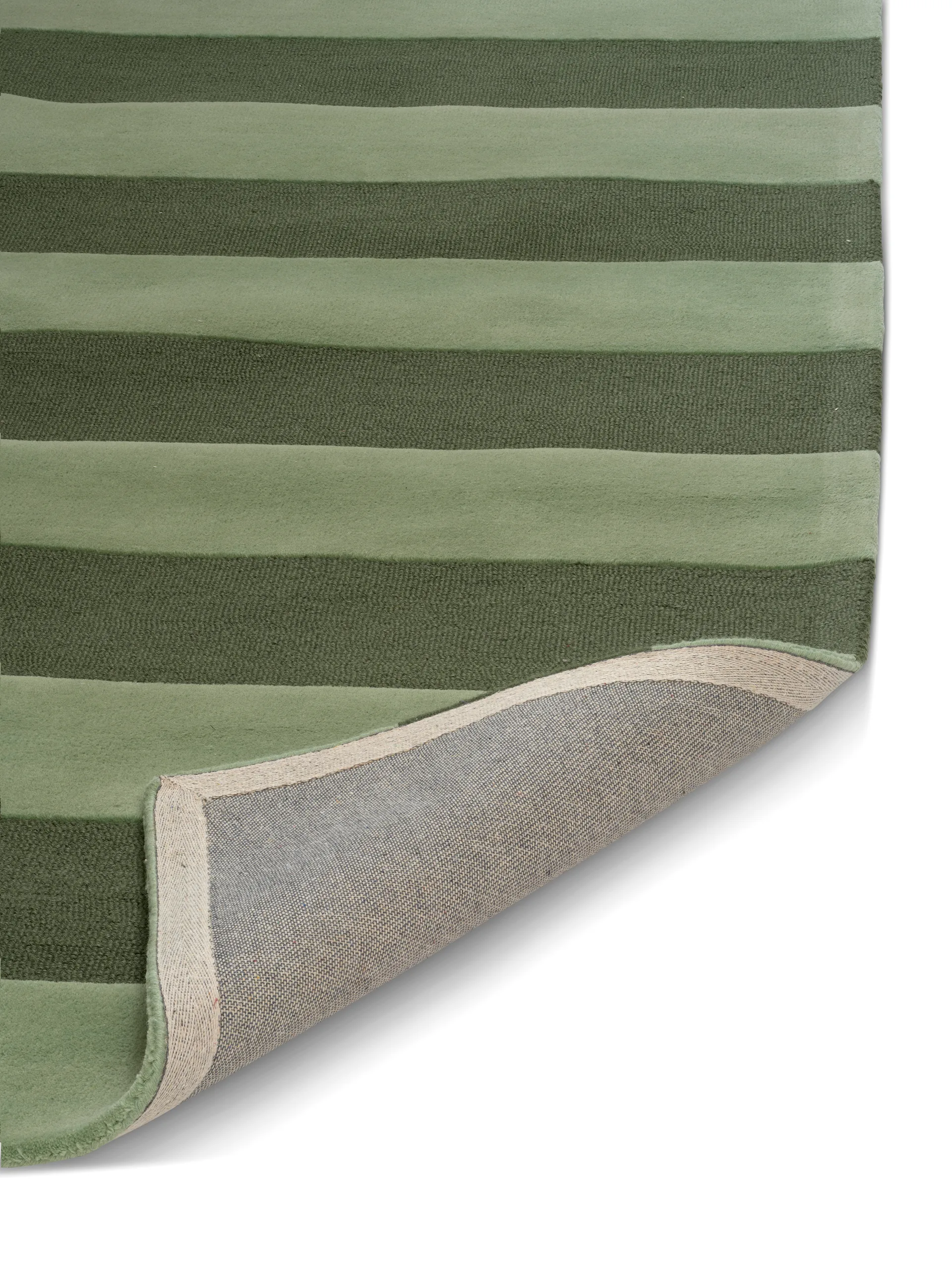 Stripe Boucle tapete, Verde, 170x230 cm Classic Collection