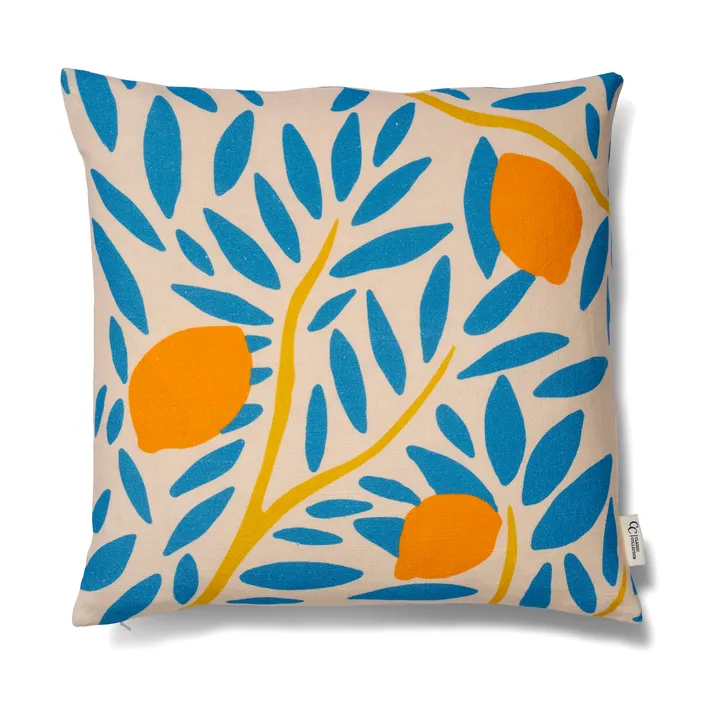 Sunny citrus capa de almofada 50x50 cm - Azul - Classic Collection