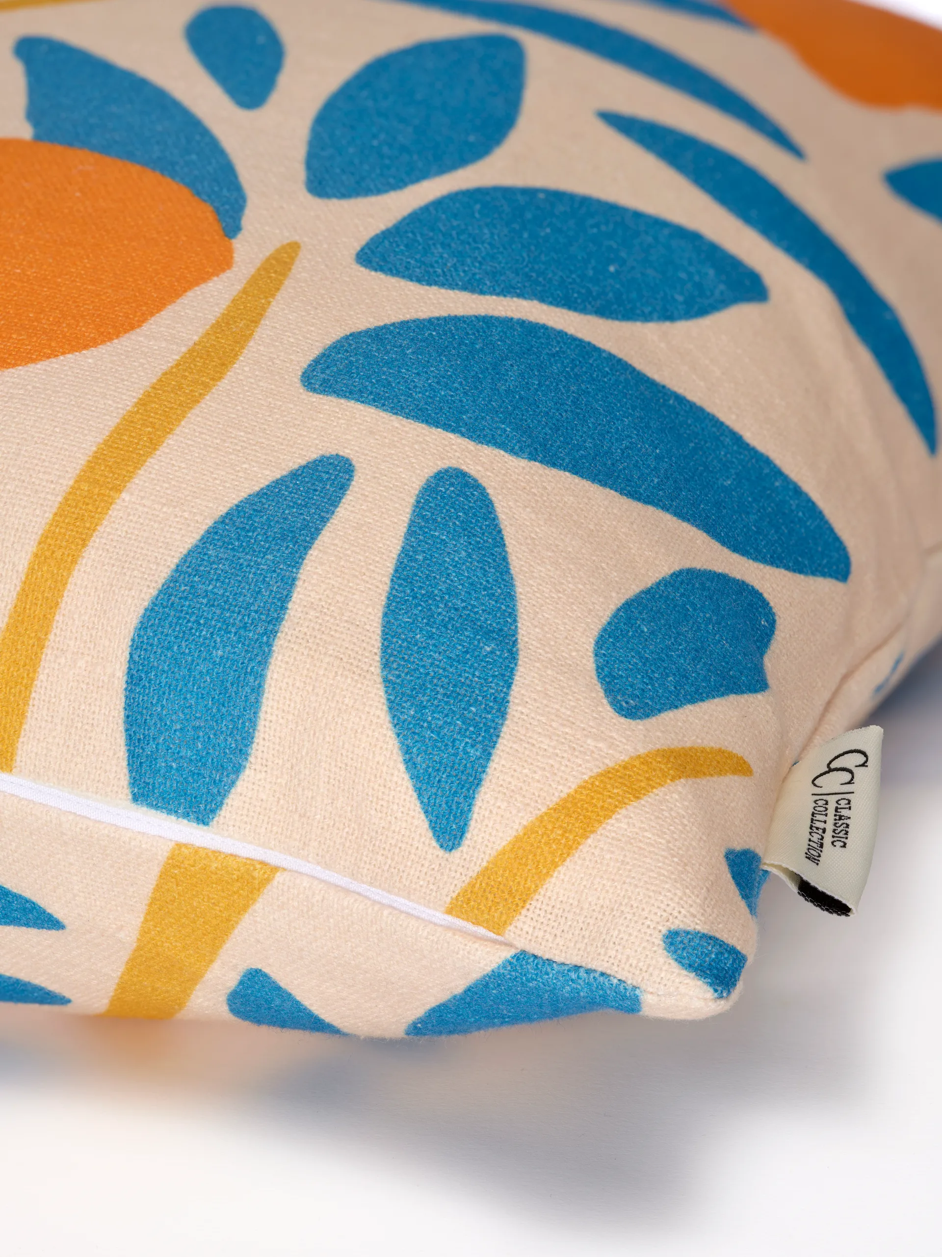 Sunny citrus capa de almofada 50x50 cm, Azul Classic Collection