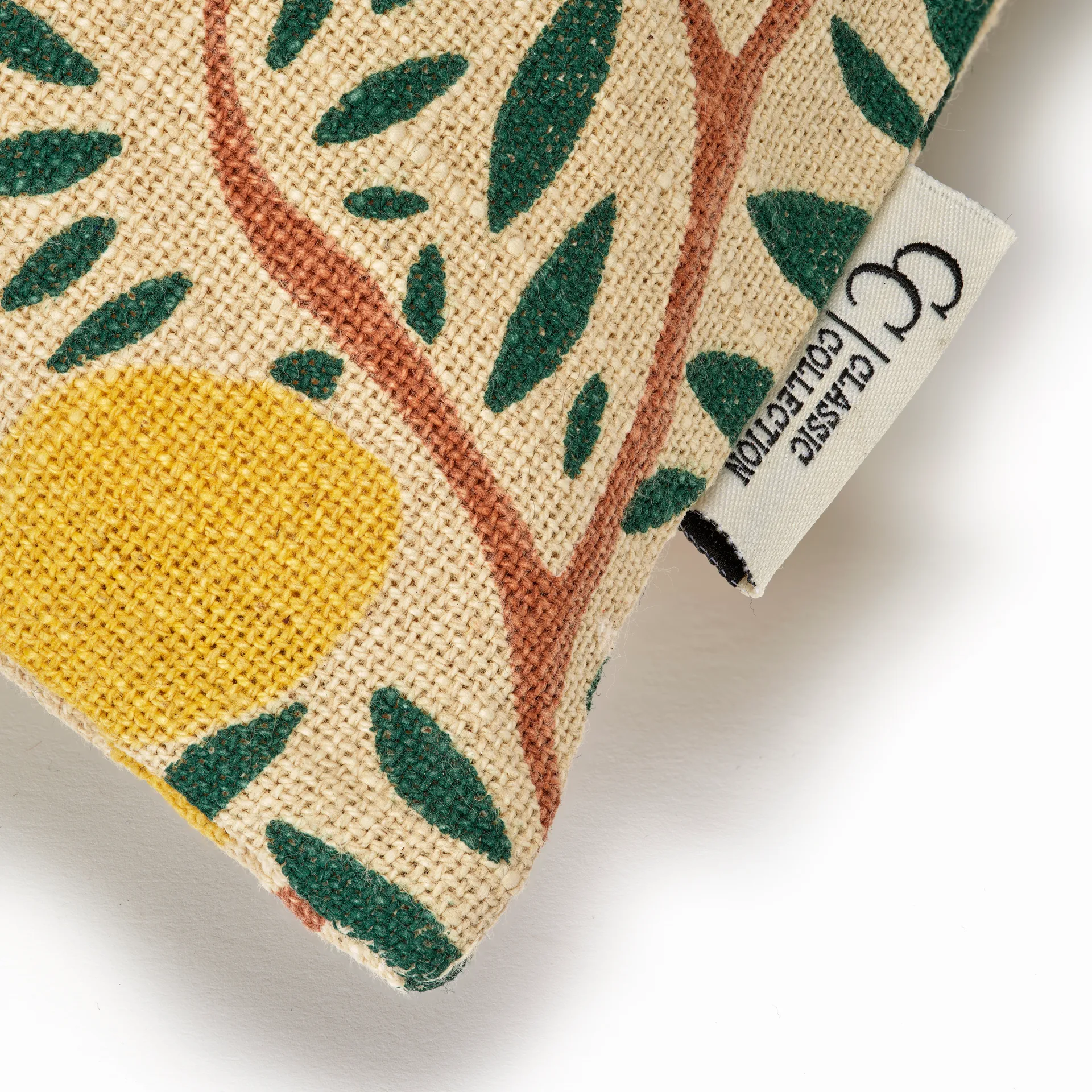 Sunny citrus capa de almofada 50x50 cm, Verde-escuro Classic Collection