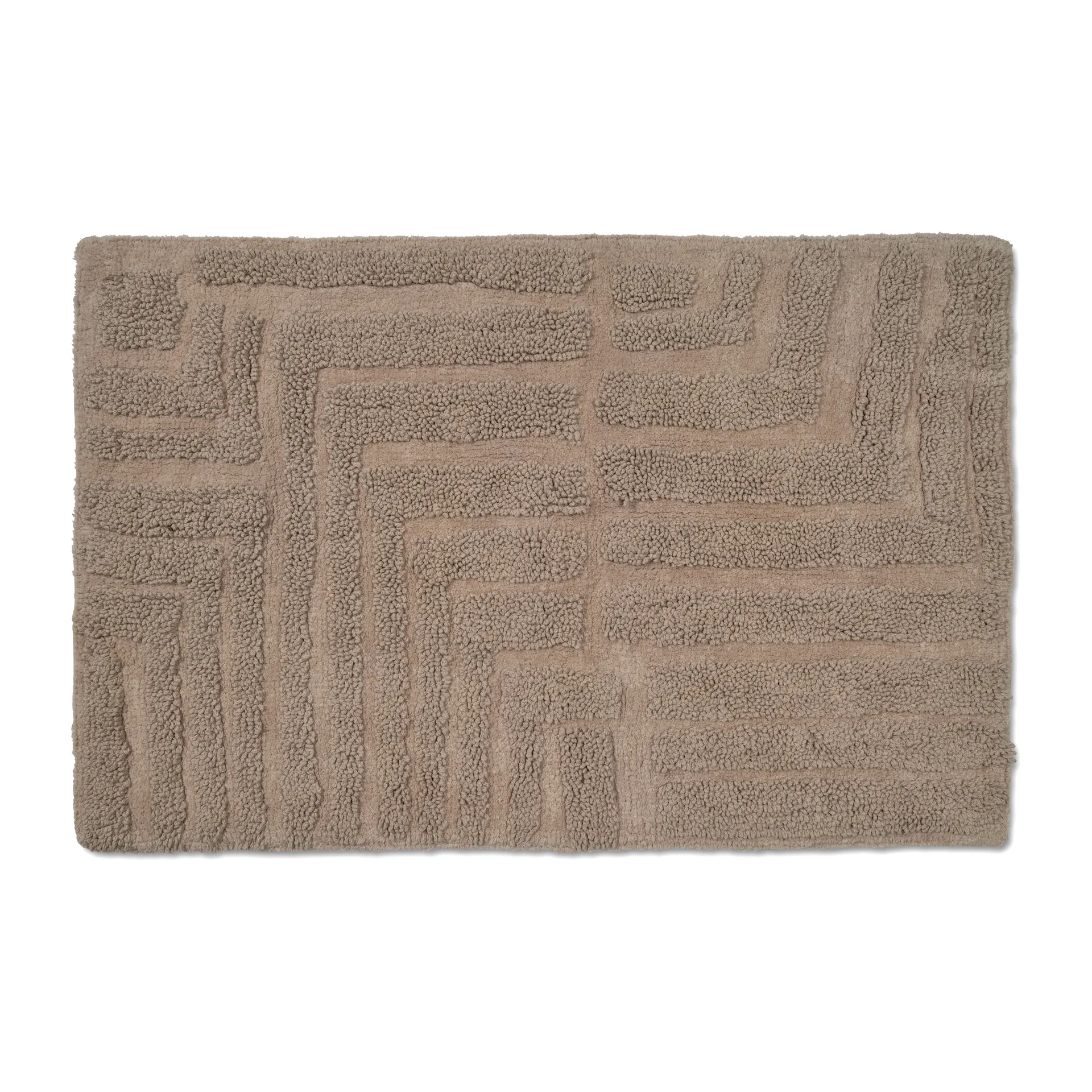 Tapete casa de banho Field 60x90 cm , Simply taupe  Classic Collection