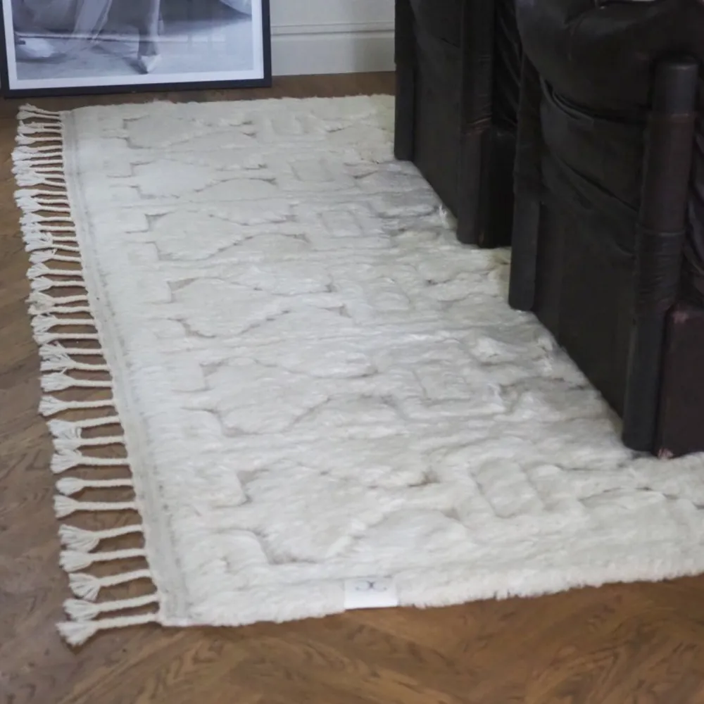 Tapete Casablanca, Branco, 170x230 cm  Classic Collection