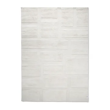 Tapete de lã Bricks 170x230 cm - Ivory - Classic Collection