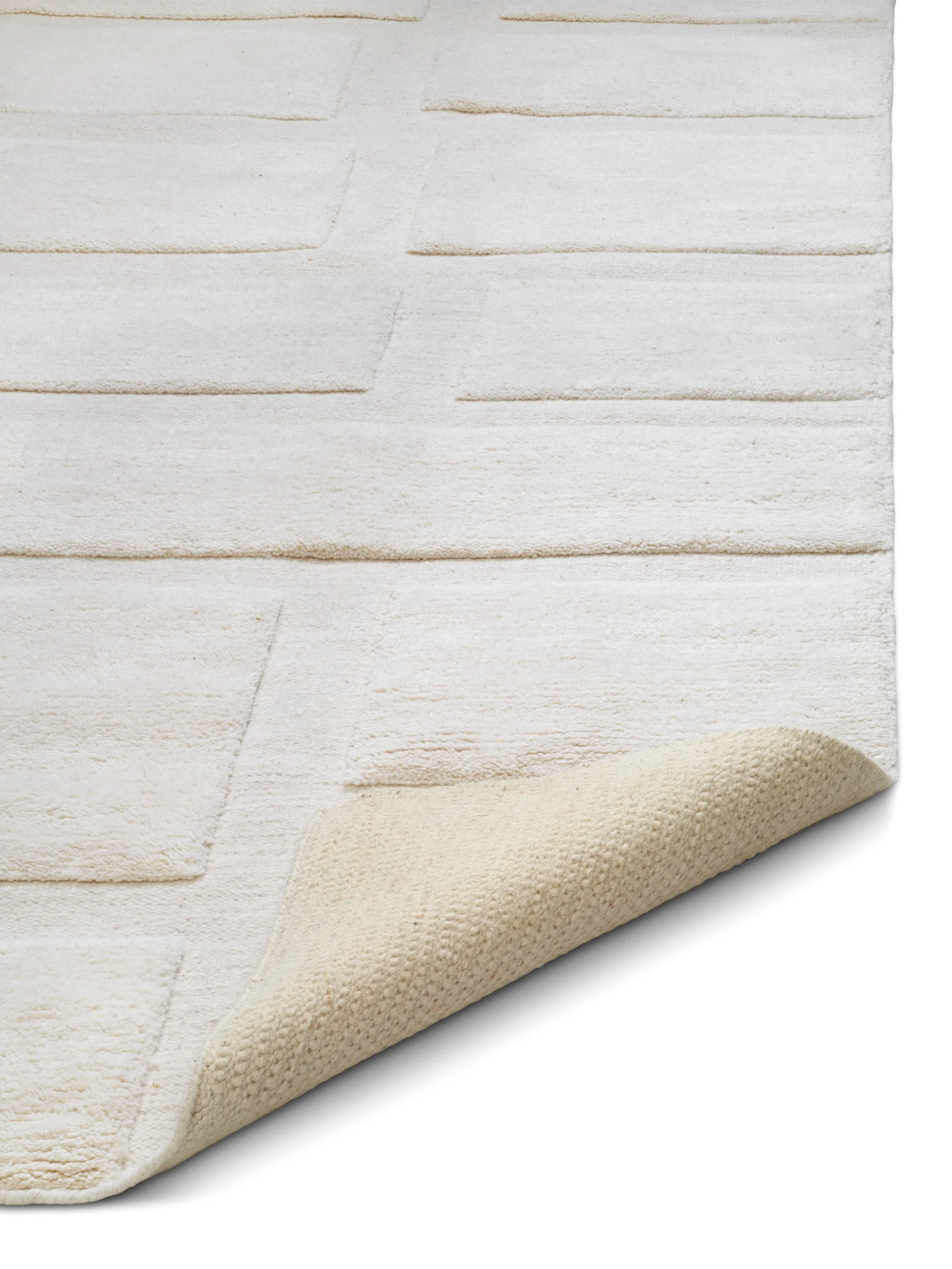Tapete de lã Bricks 200x300 cm, Ivory Classic Collection