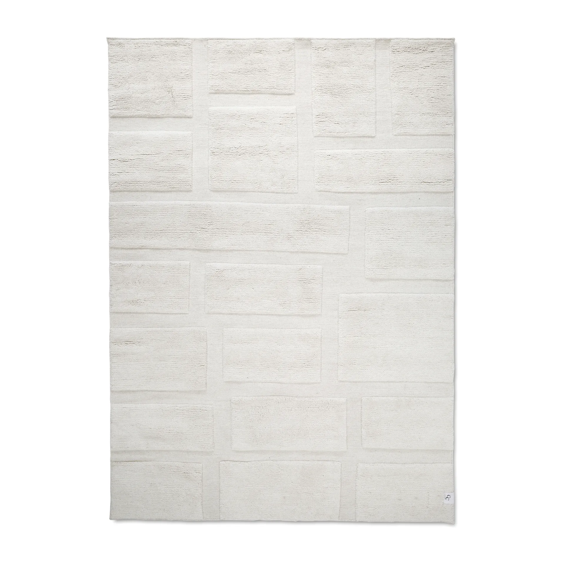 Tapete de lã Bricks 250x350 cm, Ivory Classic Collection
