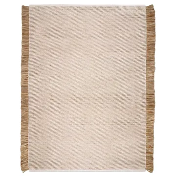 Tapete Goa 250x350 cm - Branco-Juta - Classic Collection