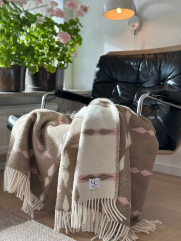 Tile manta 130x180 cm - Rosa - Classic Collection