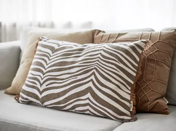 Zebra almofada 40x60 cm - simply taupe (bege) - Classic Collection