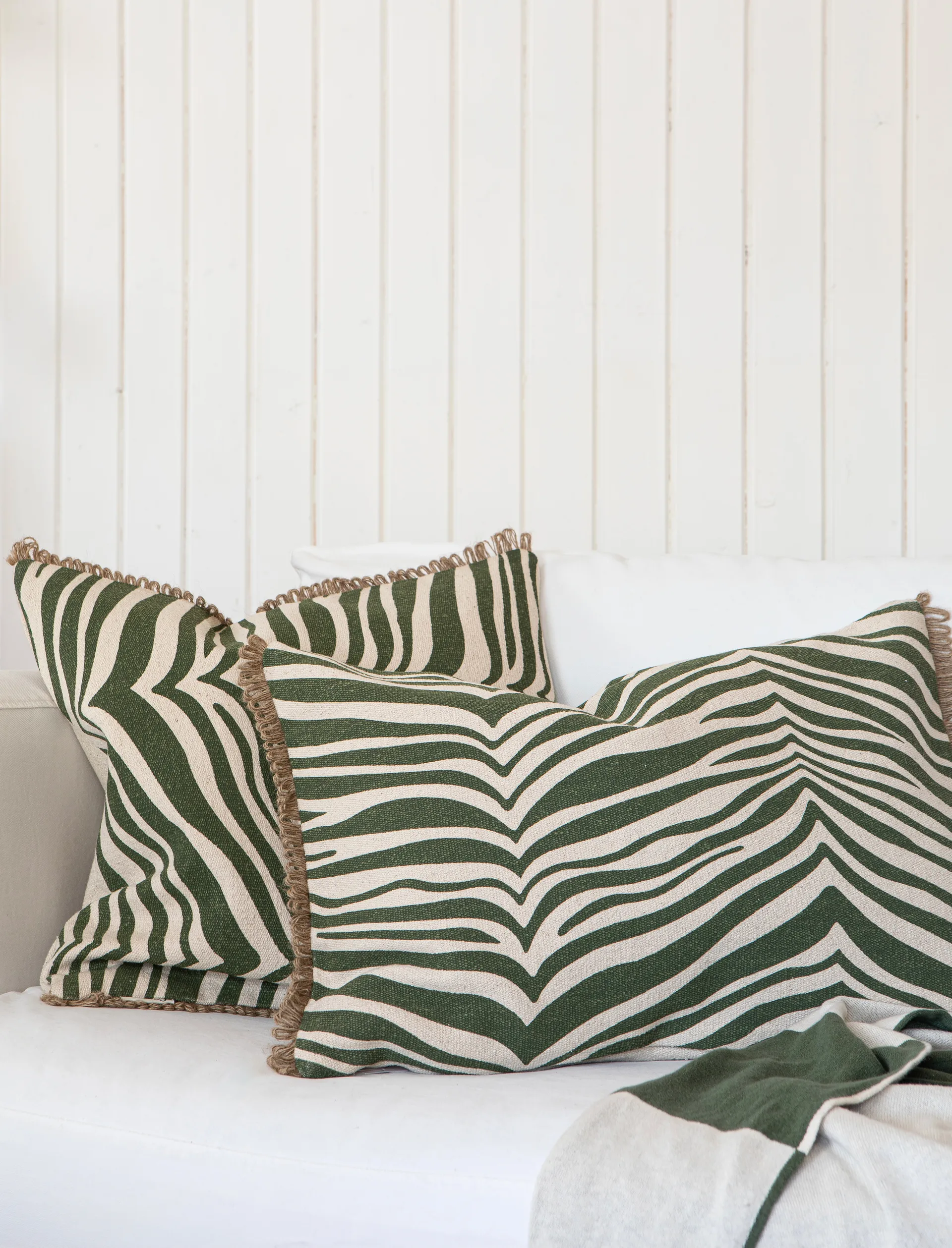 Zebra almofada 40x60 cm, Verde Classic Collection