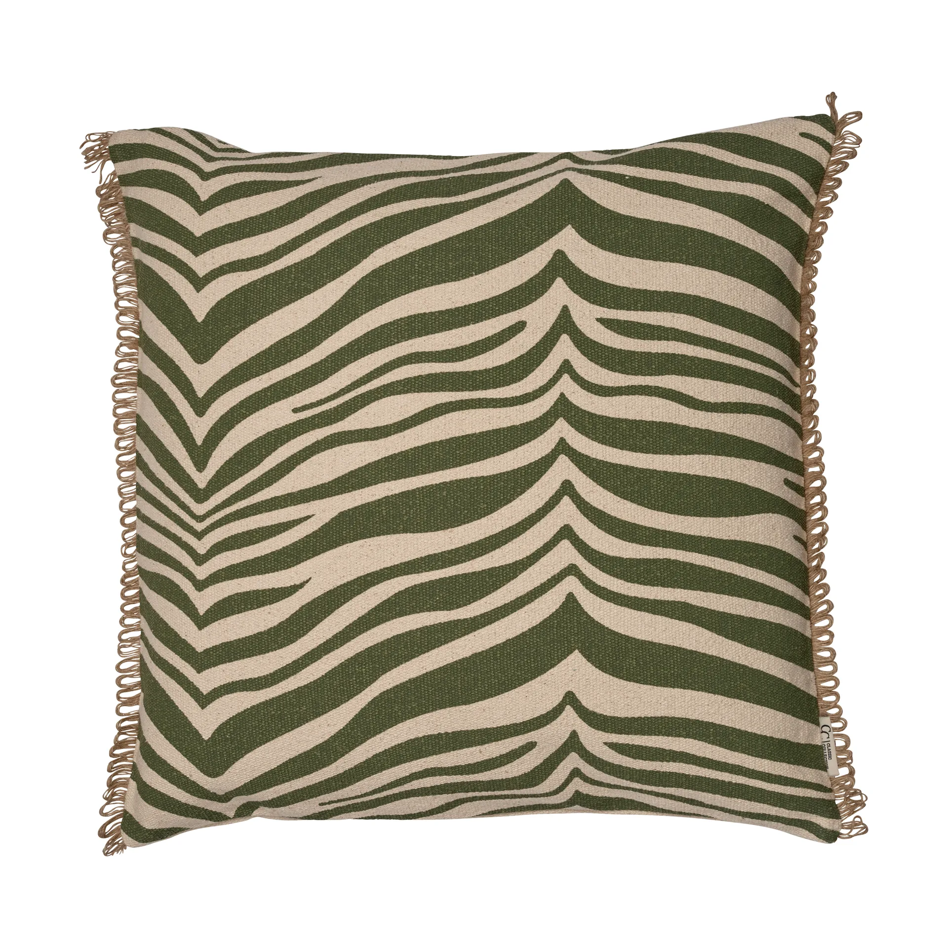 Zebra almofada 50x50 cm, Verde Classic Collection