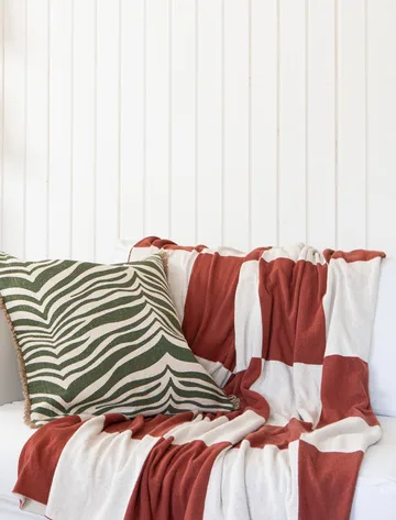 Zebra almofada 50x50 cm - Verde - Classic Collection