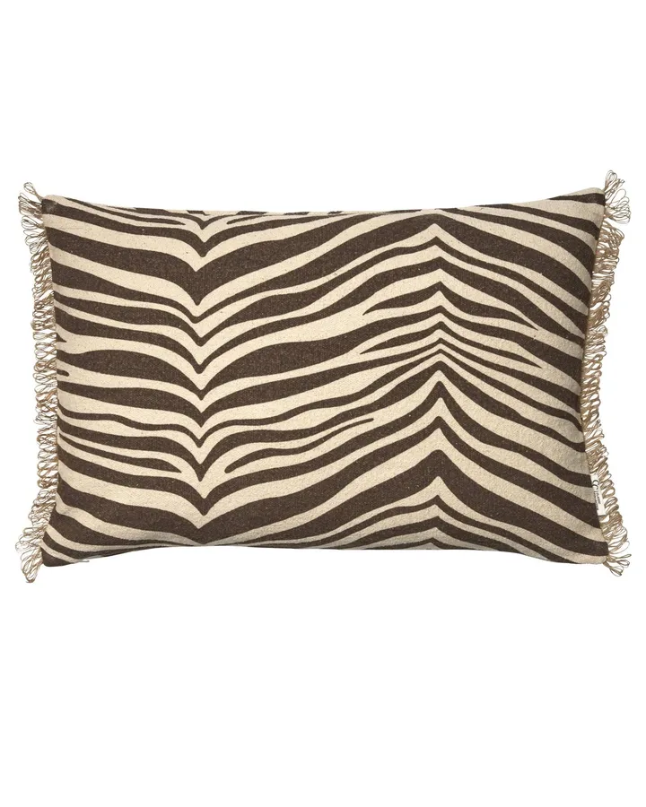 Zebra almofada - Castanho-natural, 40x60 cm - Classic Collection