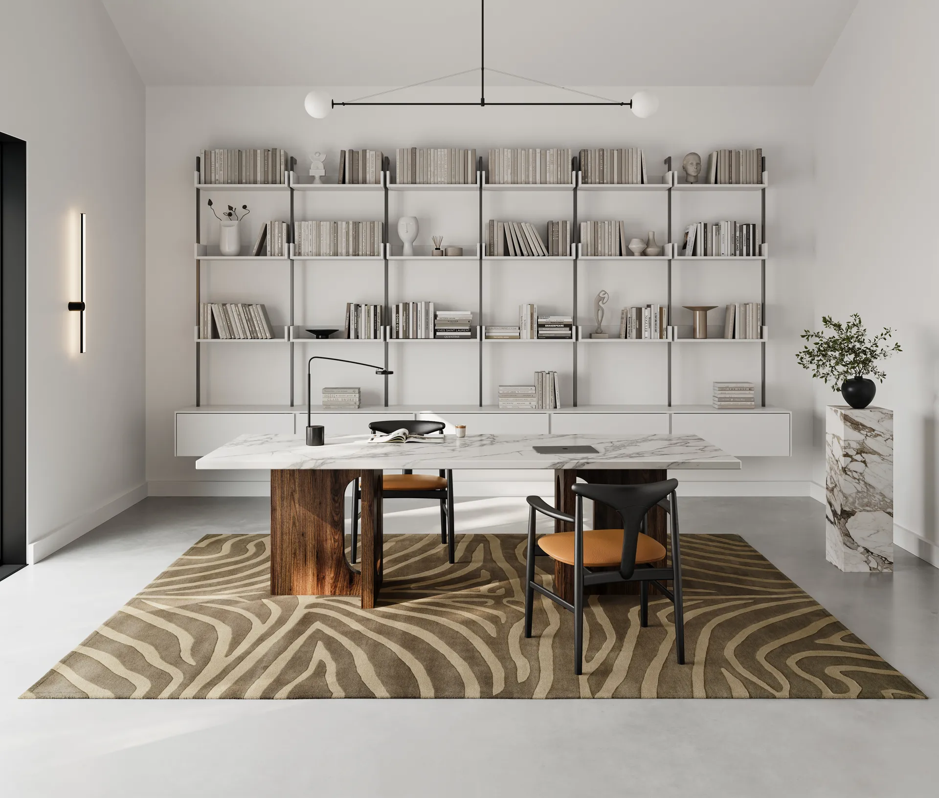 Zebra tapete 170x230 cm, Castanho Classic Collection