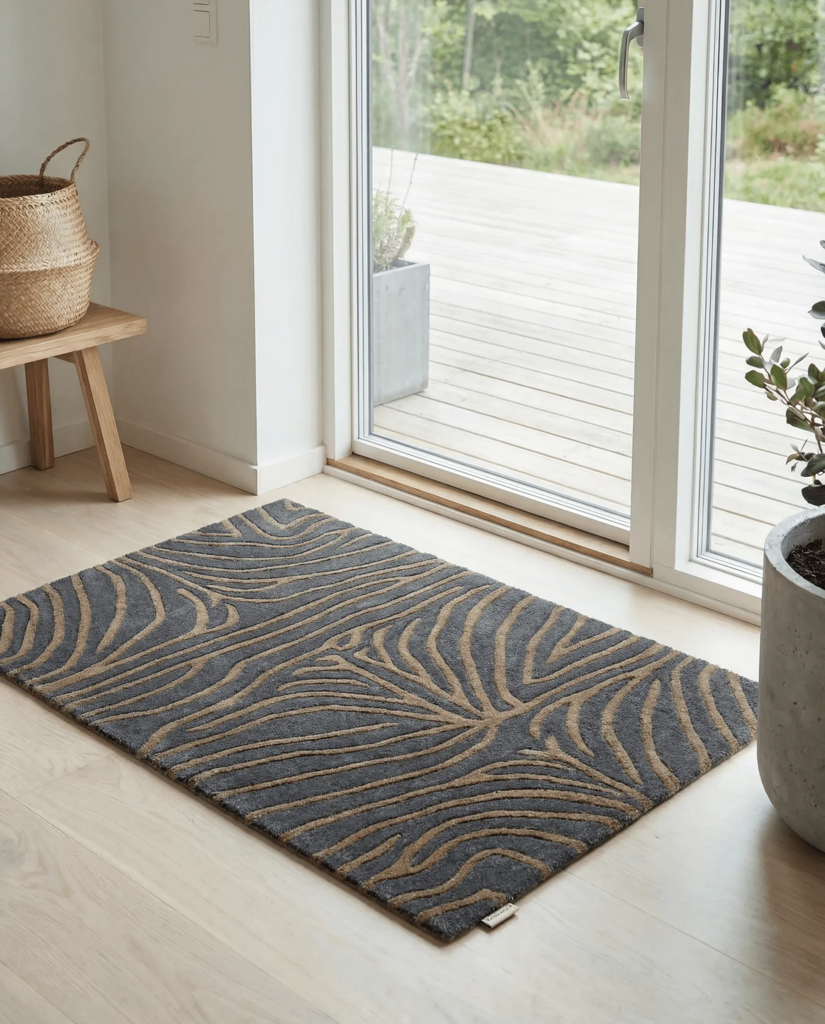 Zebra tapete de entrada, Horizon, 60x90 cm Classic Collection