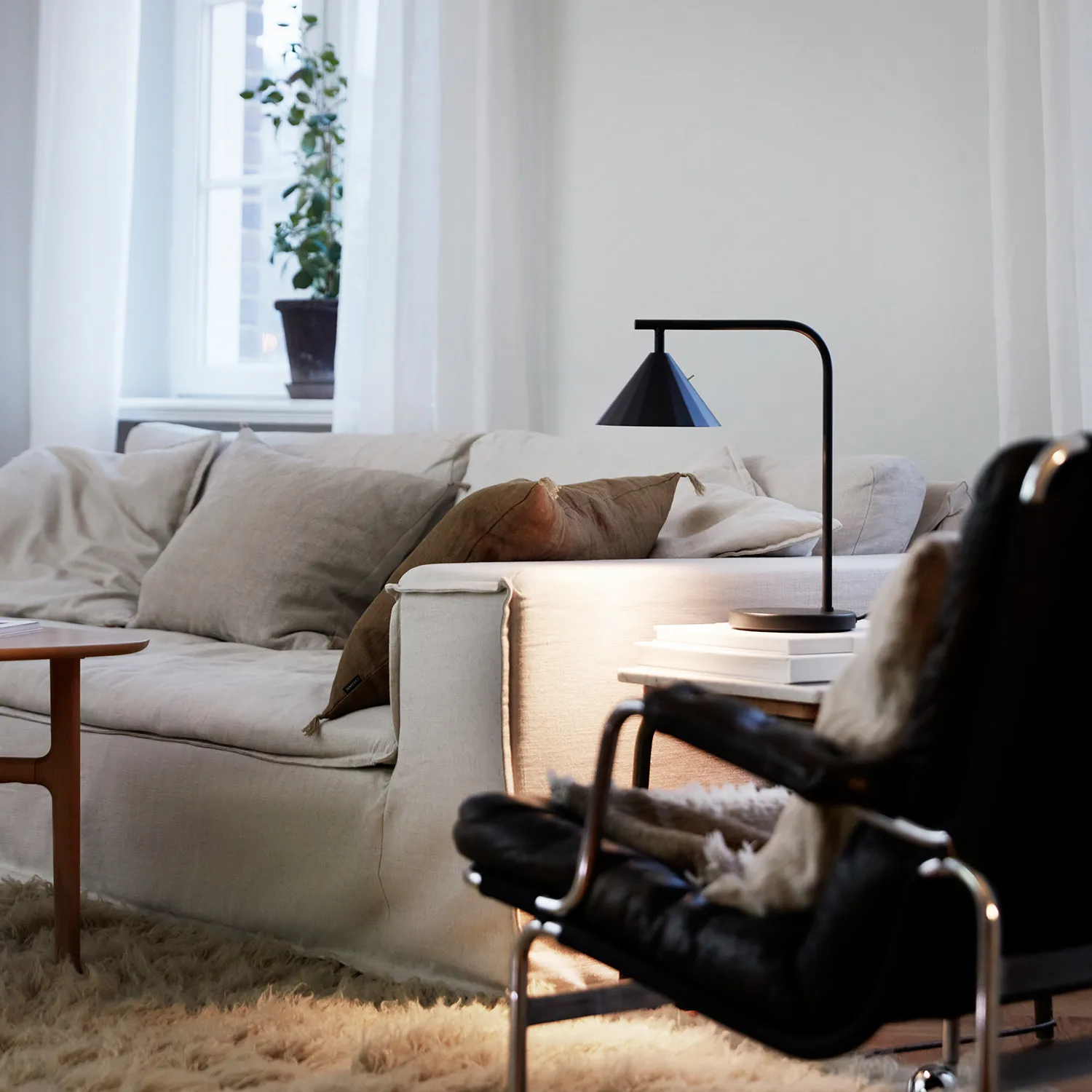 Candeeiro de mesa Rain, Preto CO Bankeryd