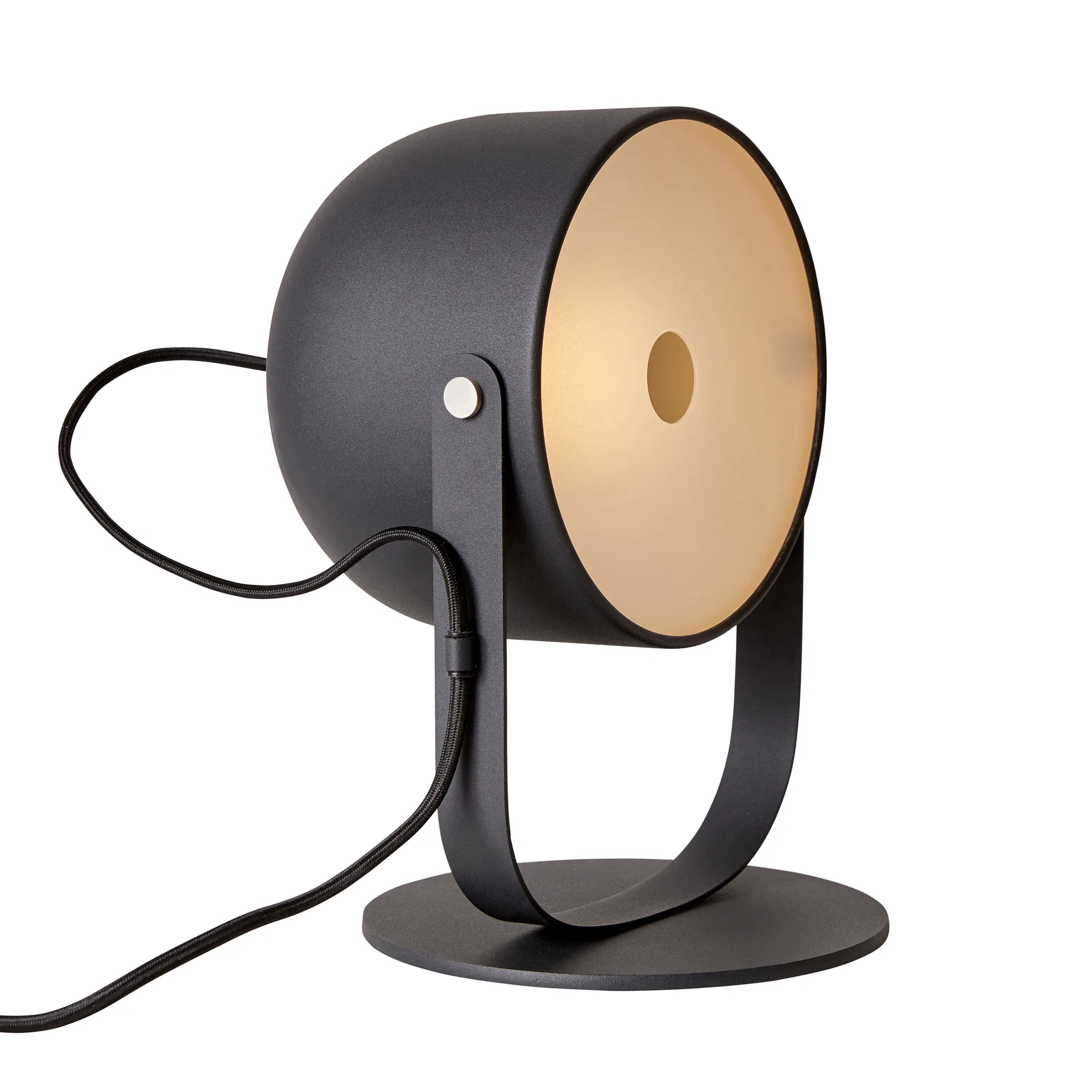 Candeeiro de mesa Svejk 18 , preto-níquel CO Bankeryd